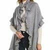 Best reviews of 😉 women Forte Cashmere Ruffle-Trim Cashmere Wrap 🎉