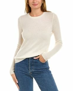 Top 10 😉 women Forte Cashmere Basic Crewneck Cashmere Sweater 🔔
