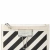 New 🎁 OFF WHITE 👩 women Off-White Binder Leather Card Case 🌟