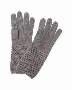 Buy ✨ women Forte Cashmere Texture Cashmere Gloves 🤩