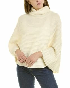Brand new 💯 women Forte Cashmere Circular Wool & Cashmere-Blend Poncho 🔔