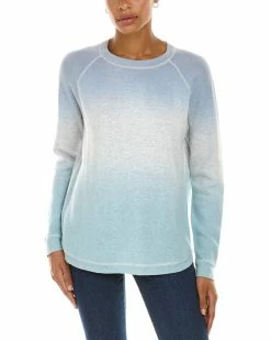 Cheapest ⌛ women Forte Cashmere Reversible Ombre Cashmere-Blend Sweatshirt 🎁