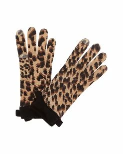 Hot Sale 🎁 women Forte Cashmere Leopard Bow Cashmere Gloves 🎁