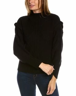 Best reviews of ⌛ women Forte Cashmere Fashioned Rib Turtleneck Wool & Cashmere-Blend Sweater 👏