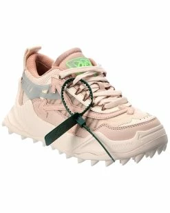 Best Pirce 🌟 OFF WHITE 👩 women Off-White Odsy 1000 Leather & Mesh 👟 Sneaker 🌟