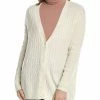 Best Sale 🥰 women Forte Cashmere Cable Wool & Cashmere-Blend Boyfriend Cardigan 👏
