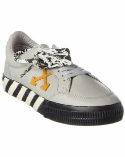 Coupon 🎁 Off-White™ men Off-White Low Vulcanized Leather 👟 Sneaker 🔔