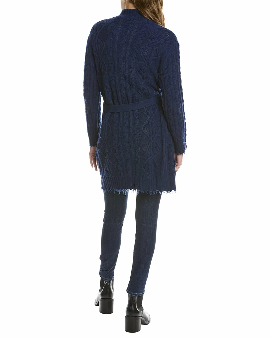 Flash Sale 🎁 women Forte Cashmere Fringe Cable Wool & Cashmere-Blend Cardigan ❤️ 2 Flash Sale 🎁 women Forte Cashmere Fringe Cable Wool & Cashmere-Blend Cardigan ❤️ - Image 2